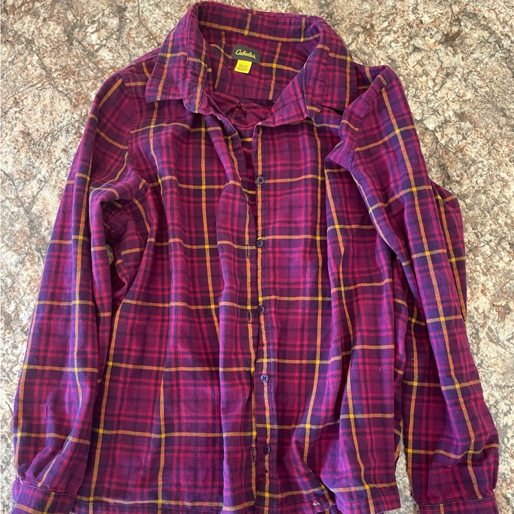 Cabela Plaid Button Down.